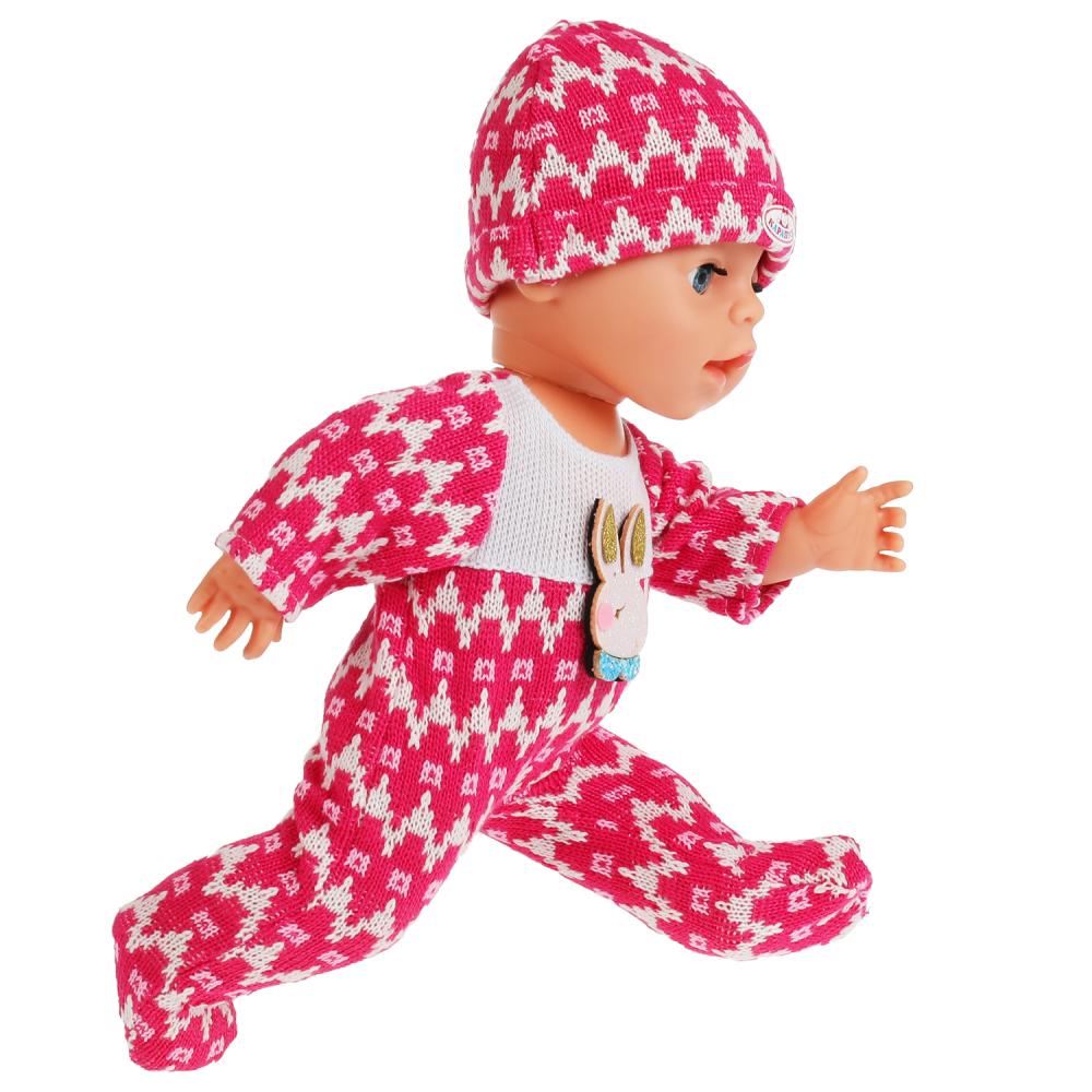 Интерактивный пупс Анечка и её питомец 35 см пьет писает закрывает глаза 4 аксессуара  